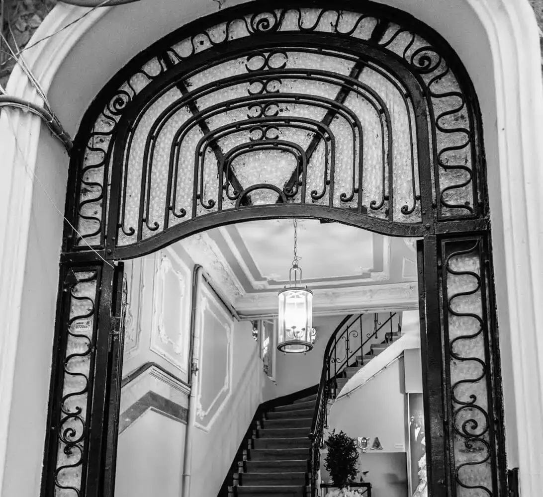 Entrance of a New York apartment